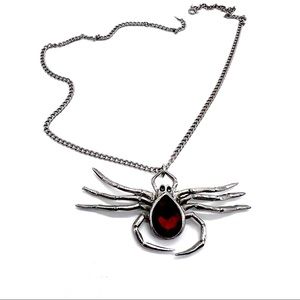Necklace Spider Red